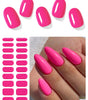Hot pink nails