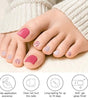 Strawberry Pink Toe nails