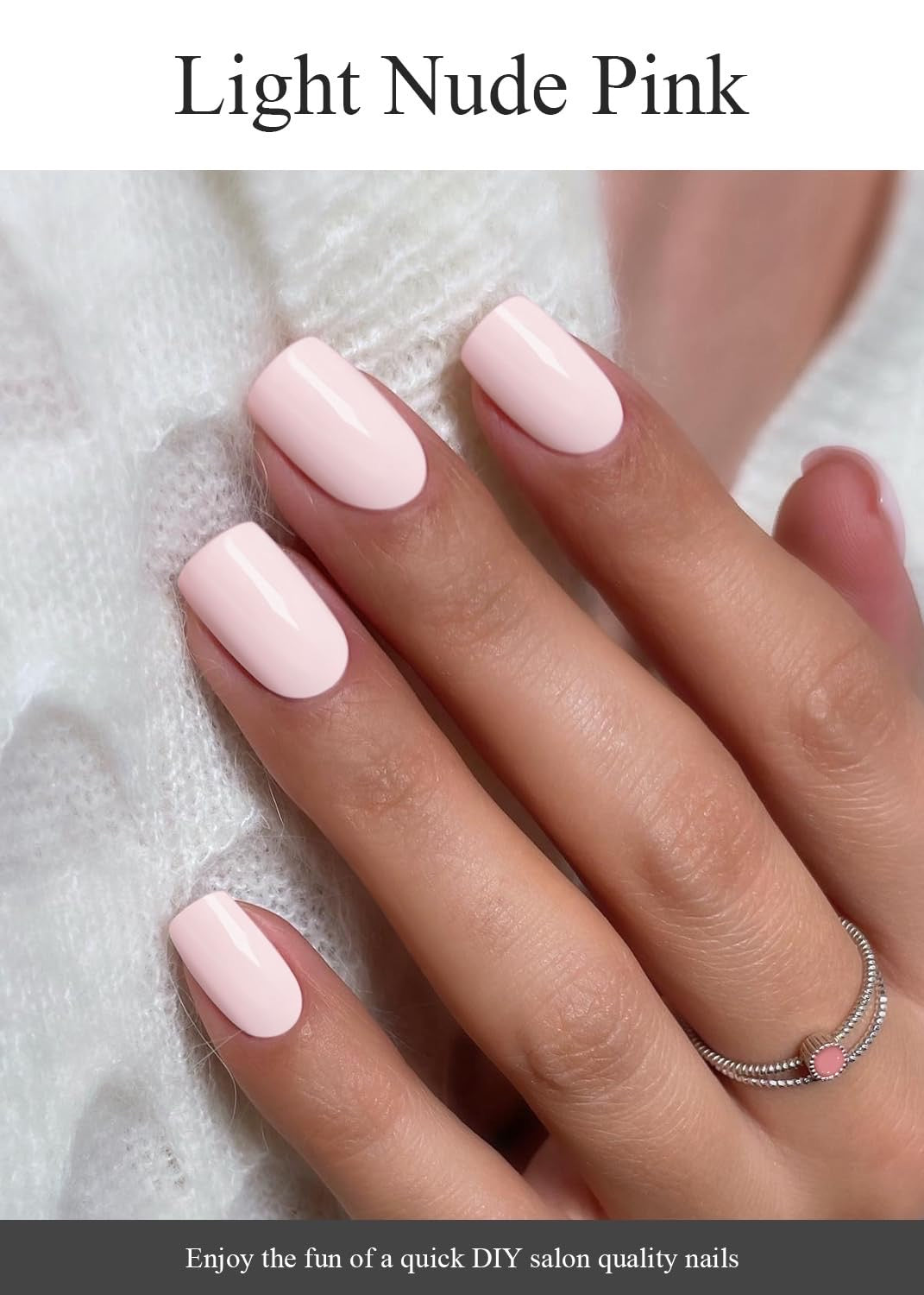 Light Nude pink Nails